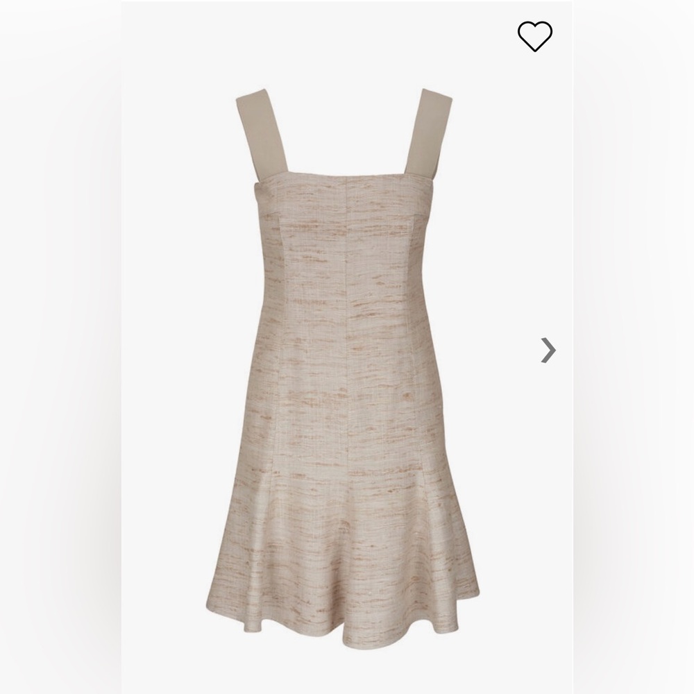 Akris Punto Flax Silk Fit & Flare Dress Size 6 NWT